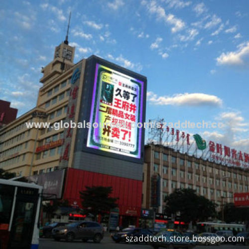 Outdoor LED Video Screen for Outdoor Advertising Use, 10mm Pixel Pitch